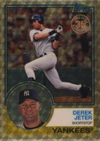 2018 Topps Silver Pack 1983 Chrome Promo #1 Derek Jeter Superfractor 1/1 Baseball Card