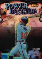 1999 Topps Power Brokers #PB16 Chipper Jones Refractor Baseball Card