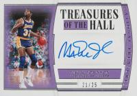 2018 Panini National Treasures Treasures of the Hall Autographs #MJS Magic Johnson Basketball Card