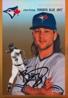 2023 Topps Chrome Platinum Anniversary #323 Bo Bichette Gold Refractor Baseball Card