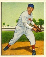 1950 Bowman #80 Howard Fox Baseball Card