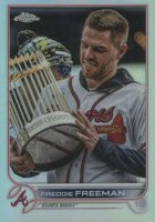 2022 Topps Chrome #14 Freddie Freeman SP Baseball Card