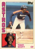 1984 Topps Tiffany #292 Tony Scott Baseball Card