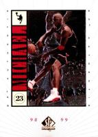 1998 SP Authentic Michael #M4 Michael Jordan Basketball Card