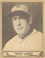 1940 Play Ball #231 Dolf Luque Baseball Card