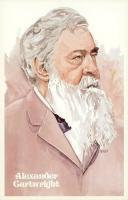 1980 Perez-Steele HOF Postcard #15 Alexander Cartwright Baseball Card