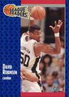 1991 Fleer #225 David Robinson Basketball Card