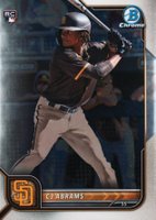 2022 Bowman Chrome #12 CJ Abrams Baseball Card