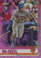 2019 Topps Chrome #152 Jeff McNeil Pink Refractor Baseball Card