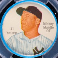 1962 Salada-Junket Coin #41 Mickey Mantle Baseball Card