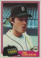 1981 Topps #448 Tim Corcoran Baseball Card