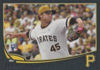 2013 Topps Update #US150 Gerrit Cole Yellow Hat-Black Baseball Card