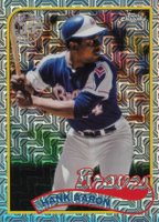 2024 Topps Silver Pack 1989 Chrome Promo #19 Hank Aaron Series 2 Baseball Card