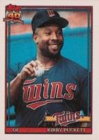 1991 Topps Micro #300 Kirby Puckett Baseball Card