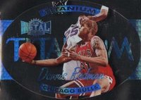 1997 Metal Universe Titanium #10 Dennis Rodman Basketball Card