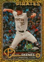 2024 Topps Chrome Update #USC27 Paul Skenes Gold Mini Diamond Refractor Baseball Card