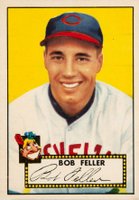 1952 Topps #88 Bob Feller Baseball Card