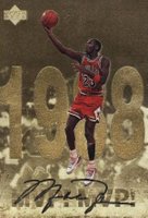 1998 Upper Deck Gatorade Michael Jordan #4 MVP! MVP! Basketball Card