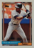 1992 Topps #660 Fred McGriff Baseball Card