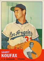 1963 Topps #210 Sandy Koufax Baseball Card