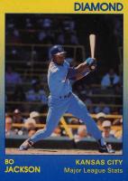 1991 Star Diamond Series #2 Bo Jackson Major League Stats Baseball Card