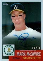2020 Topps Clearly Authentic 1953 Reimagined Autographs #RAMM Mark McGwire Baseball Card