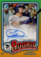 2024 Bowman Rookie of the Year Autographs #ROYJD Jasson Dominguez Orange Baseball Card