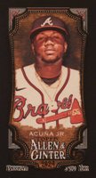 2024 Topps Allen & Ginter #20 Ronald Acuna Jr. Mini-Black Border Baseball Card