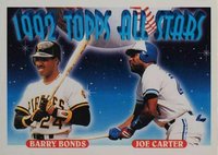 1993 Topps #407 Barry Bonds/Joe Carter Baseball Card
