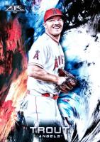 2018 Topps Fire  #100 Mike Trout Baseball Card