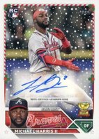 2023 Topps Holiday Autographs #HACMH Michael Harris II Baseball Card