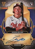 2024 Topps Triple Threads Rookie Autographs #JH Jackson Holliday Amethyst Baseball Card