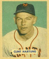 1949 Bowman #154 Clint Hartung Baseball Card