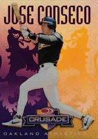 1998 Donruss Crusade #37 Jose Canseco Purple Baseball Card