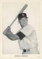 1951 Wheaties Premium Photos #G Mickey Mantle Baseball Card