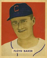 1949 Bowman #119 Floyd Baker Baseball Card