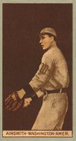 1912 Brown Backgrounds Broadleaf #2 Eddie Ainsmith Baseball Card