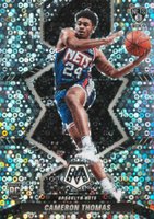 2021 Panini Mosaic #215 Cameron Thomas Silver Fast Break Basketball Card