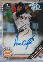 2019 Bowman Chrome Prospects Autographs #CPAAC Alexander Canario Refractor Baseball Card