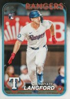 2024 Topps Complete Set #700 Wyatt Langford Baseball Card