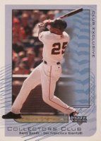 2002 Upper Deck Collector's Club #MLB2 Barry Bonds Baseball Card