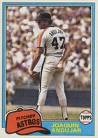 1981 Topps #329 Joaquin Andujar Baseball Card