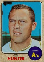 1968 Topps #385 Jim Hunter Baseball Card