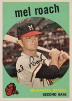 1959 Topps #54 Mel Roach Baseball Card