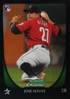 2011 Bowman Chrome #11 Jose Altuve Refractor Baseball Card
