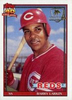 1991 Topps Desert Shield #730 Barry Larkin Baseball Card