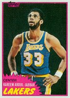1981 Topps #20 Kareem Abdul-Jabbar Basketball Card