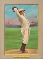 1911 Turkey Reds #77 Red Ames Checklist Back Baseball Card