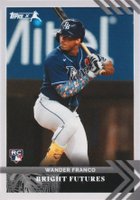 2022 Topps X Juan Soto #21 Wander Franco Silver Baseball Card
