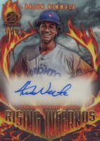 2024 Bowman Rising Infernos Autographs #RIAAN Arjun Nimmala Baseball Card